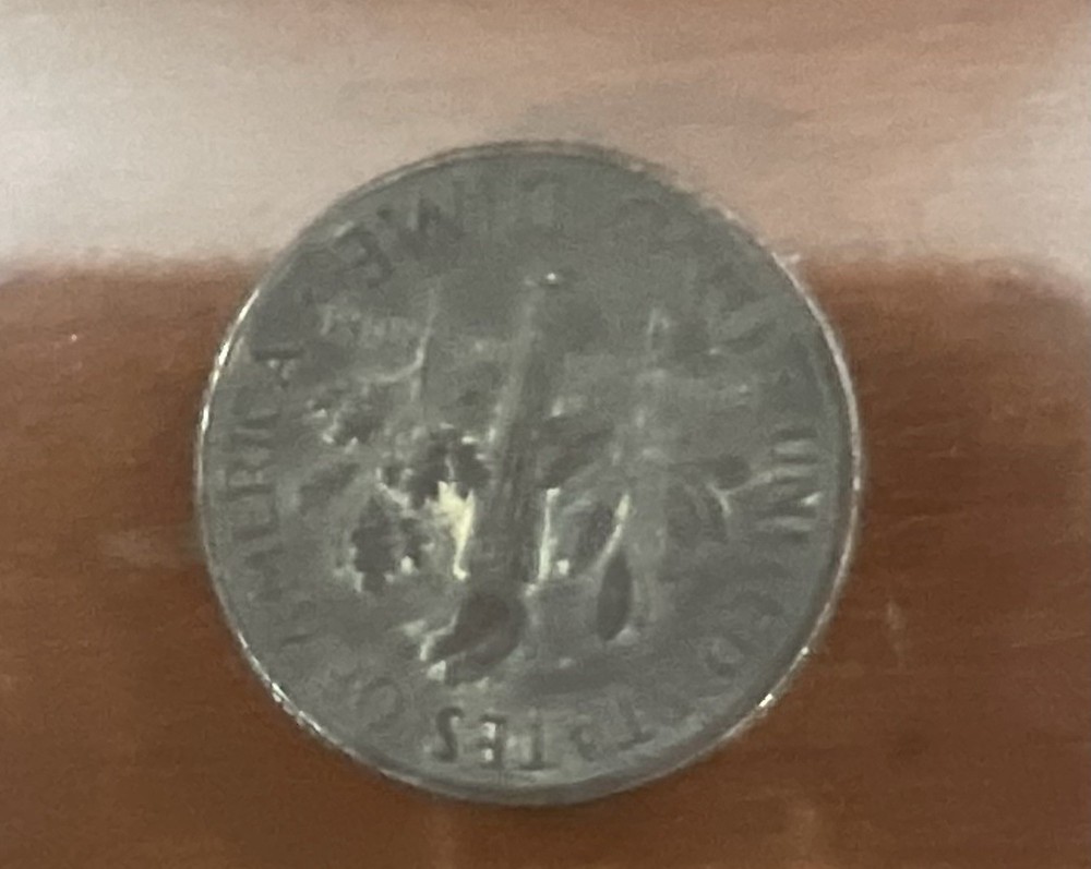 1994 P Mint Mark Roosevelt Dime.