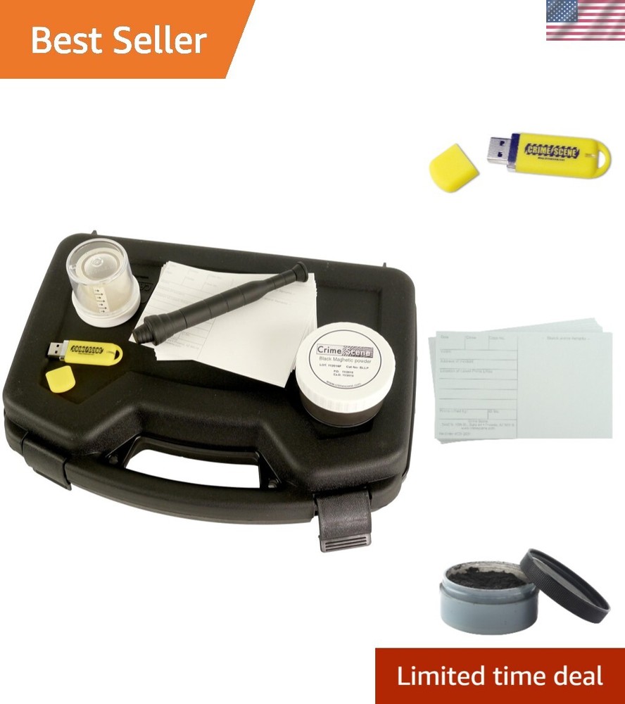 Magnetic Fingerprint Kit, Black Powder