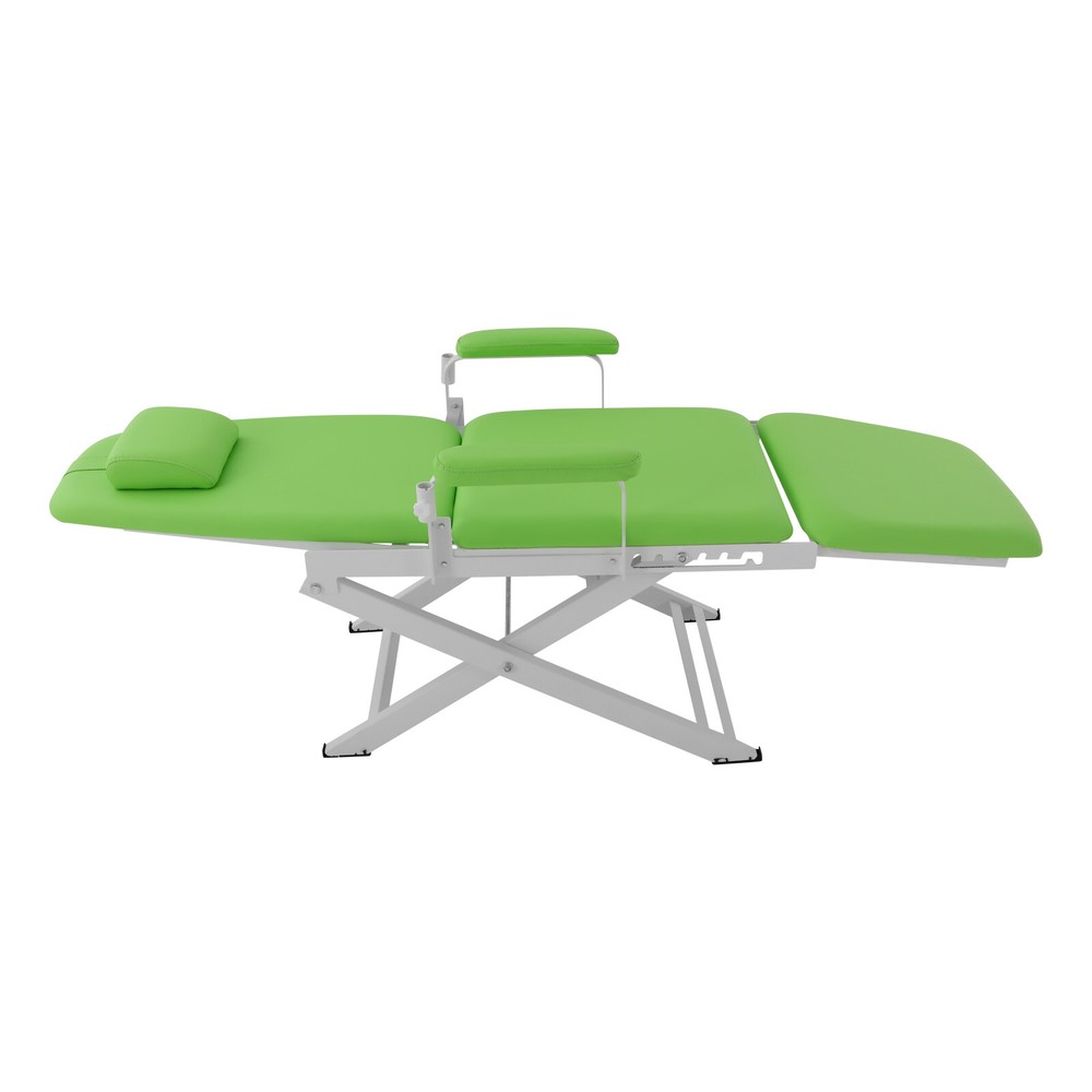 Portable Dental Chair with Adjustable Height and LED Light - Foldable Design