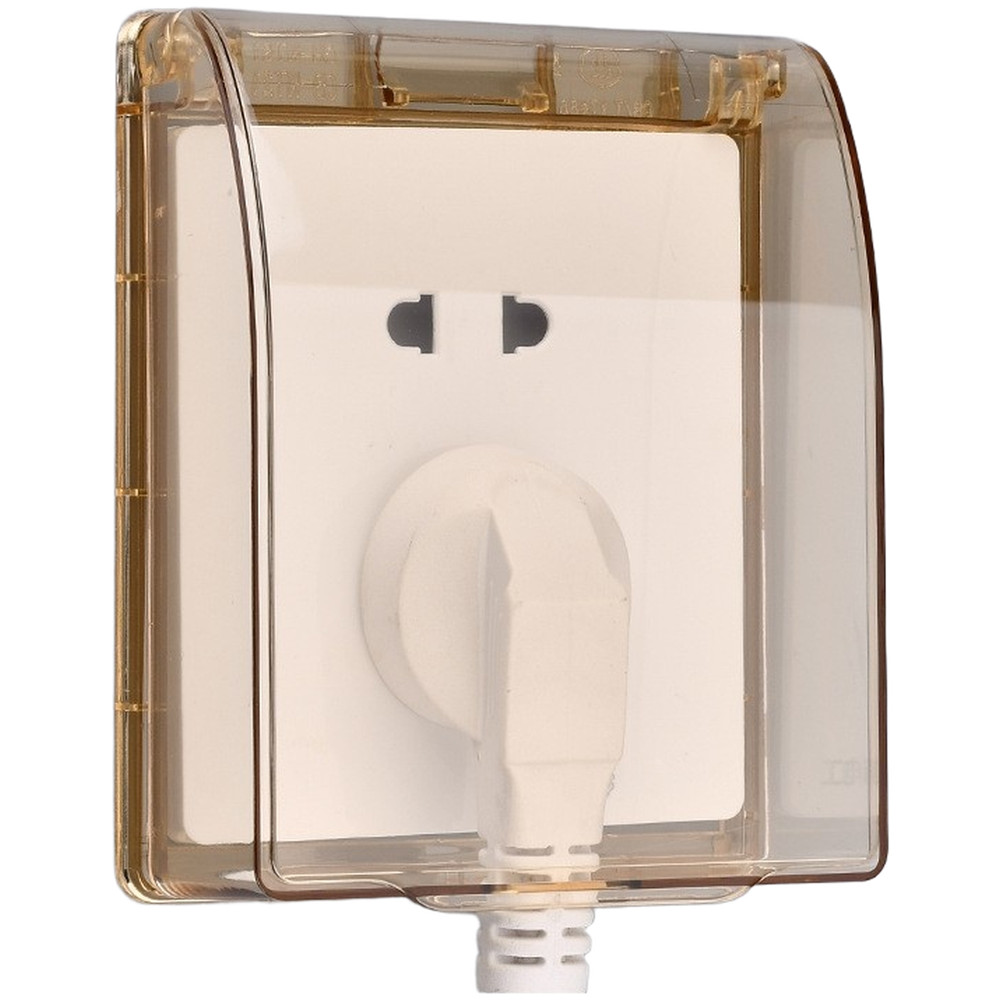 Waterproof Splash Proof Cover for Bathroom Kitchen Electrical Switch Socket