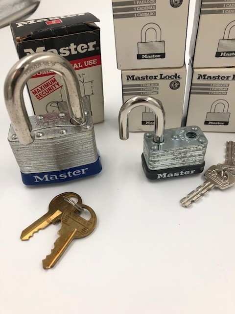 Lot of Various MasterLock Padlocks Old Stock