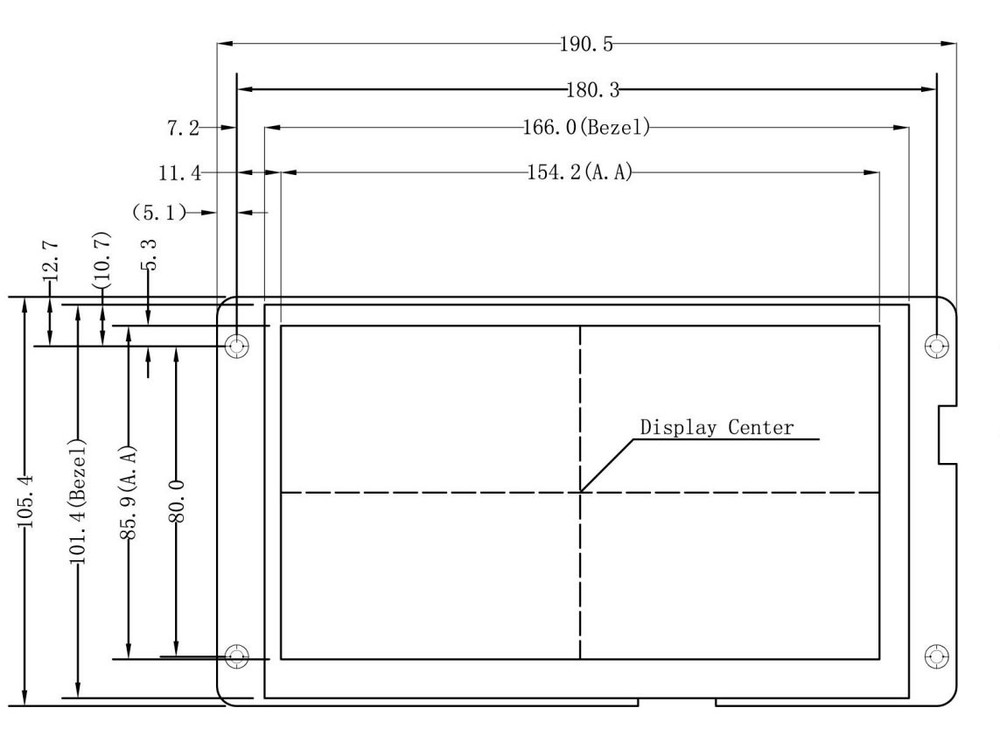Universal Band Decoder DN-AUTO 7-inch display