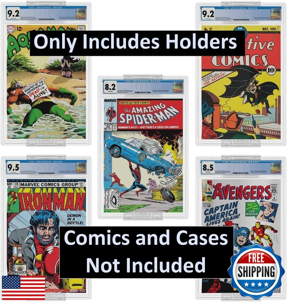 20 Pack Comic Book Display Shelf Slab Wall Mount Kit, Heavy Duty Comics Books