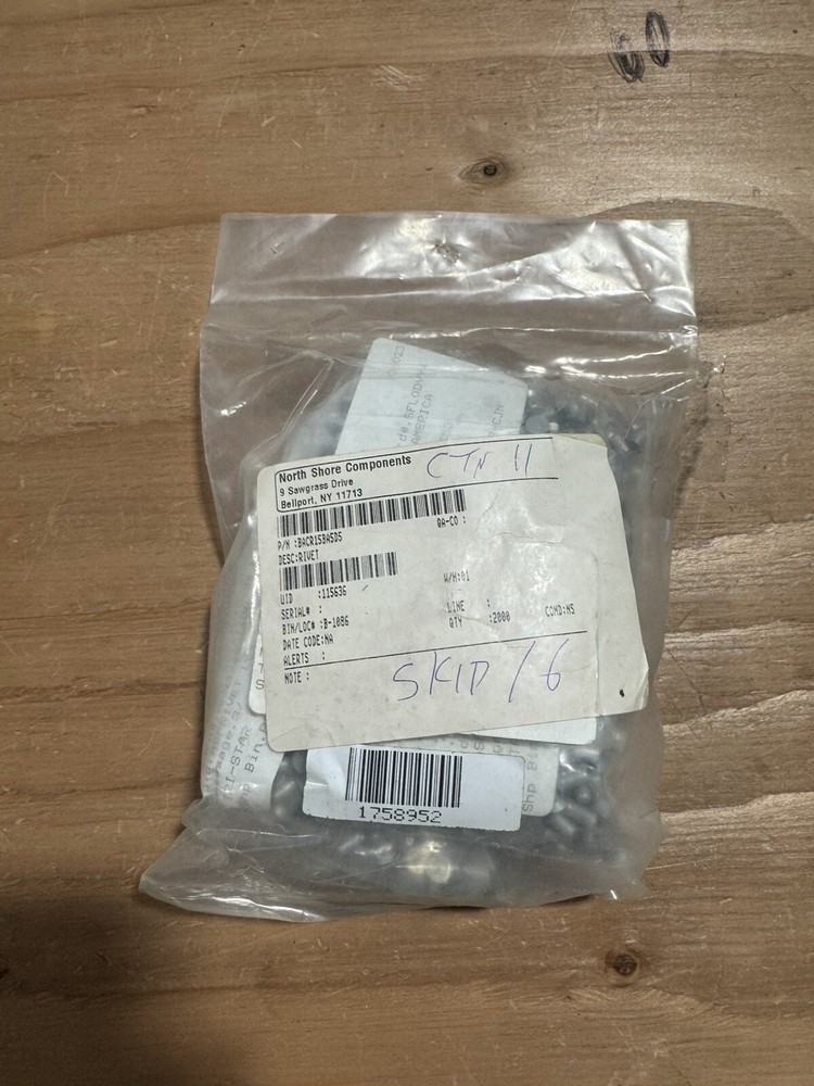 BACR15BA5D5 RIVET 2000PC