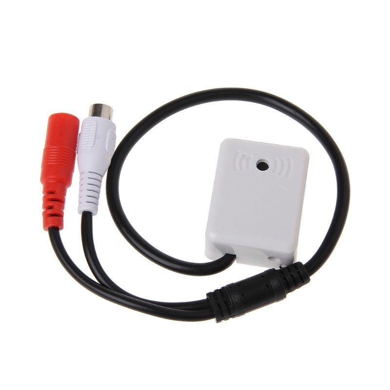 Mini Microphone High Sensitive Pickup Audio Mic With Power For Cctv Security
