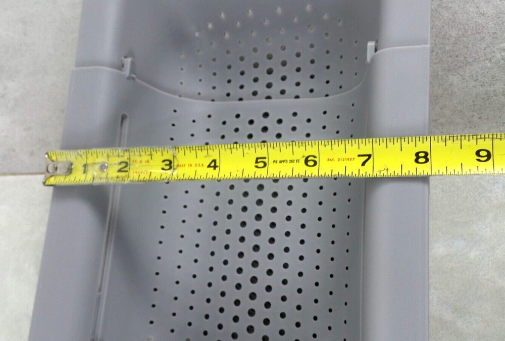 COLLAPSABLE SINK COLANDER AND STRAINER GRAY (O20094-1