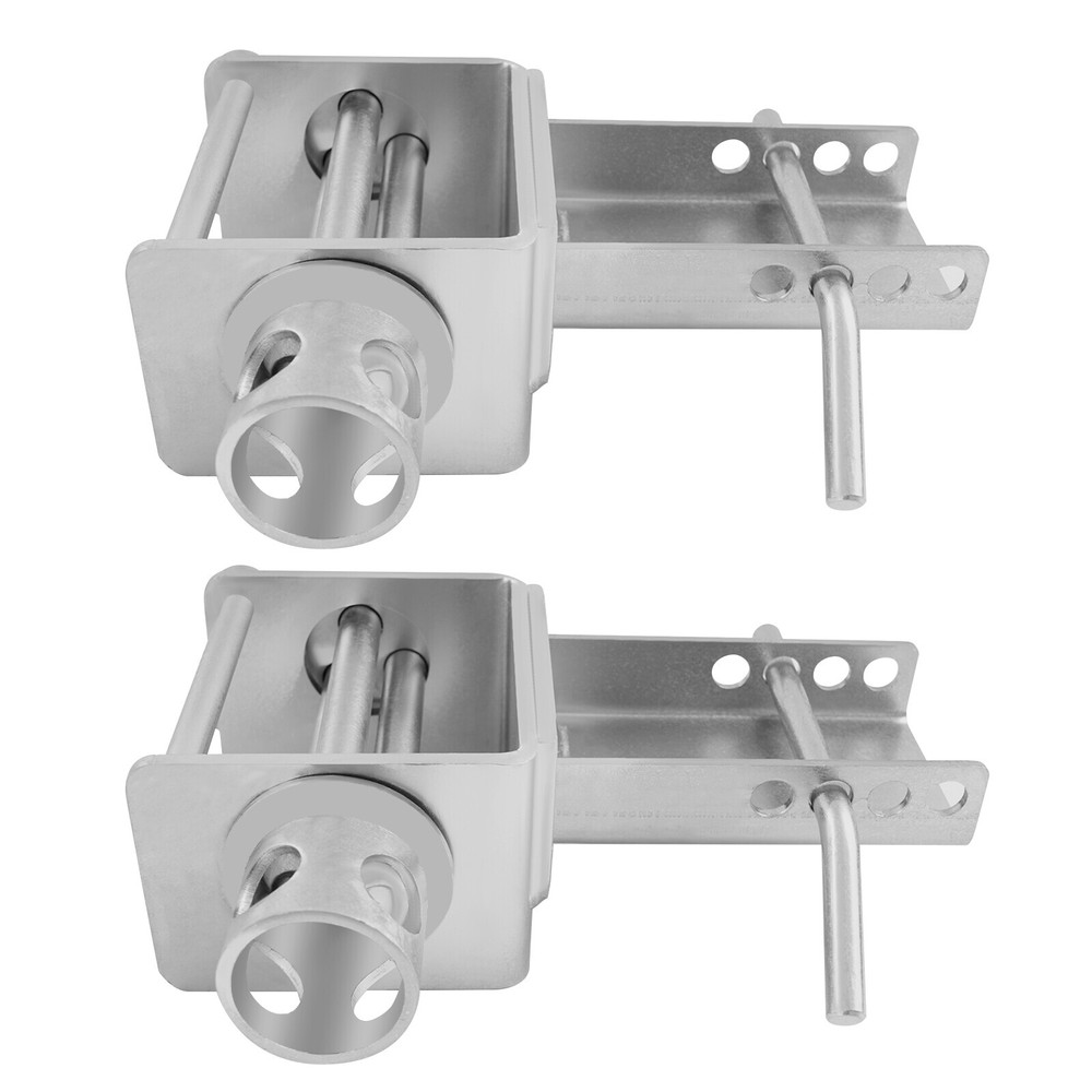 2-Pack Heavy-Duty Trailer Stake Pocket Winch for Safe Cargo Loading