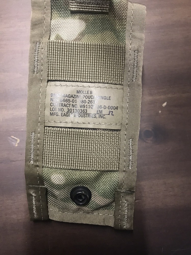 MULTICAM Single Pistol Mag Pouch USGI Military Surplus