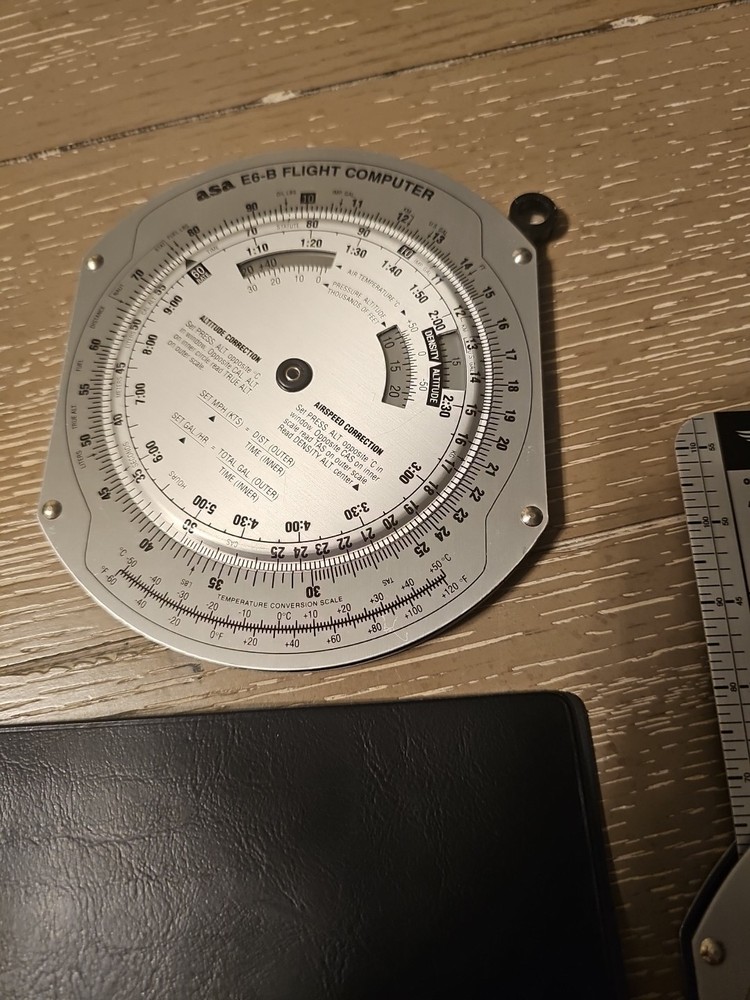 *2* ASA E6-B Metal Flight Computers And Case