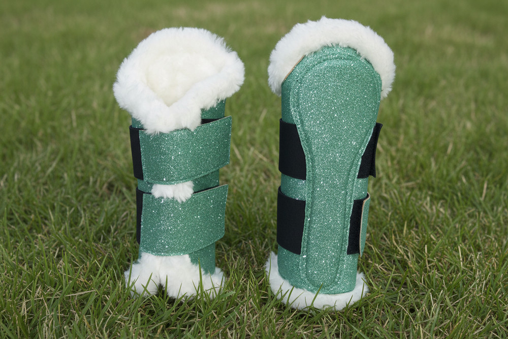 Dragon Saddle Pad Set with Ear Bonnet and Blushing Boots