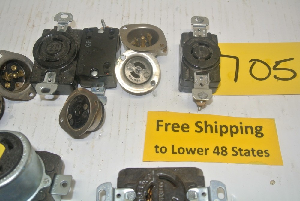Misc. Electrical Plugs Machine Shop Tool Free Shipping Today!