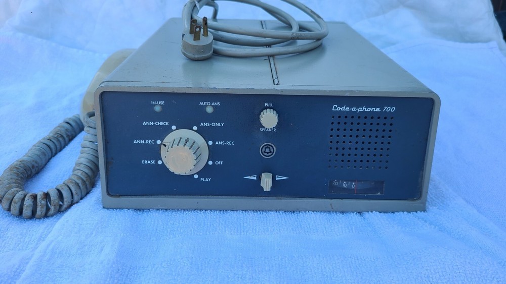 Western Electric Code-A-Phone 700 Answering Machine PARTS ONLY 1965 Pre-Release