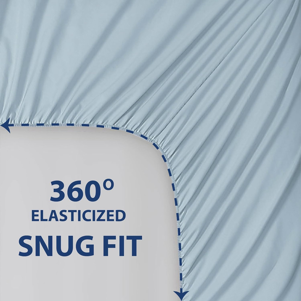 Essentials Ultra Soft Hypoallergenic Wrinkle Resistant Double Brushed Microfiber