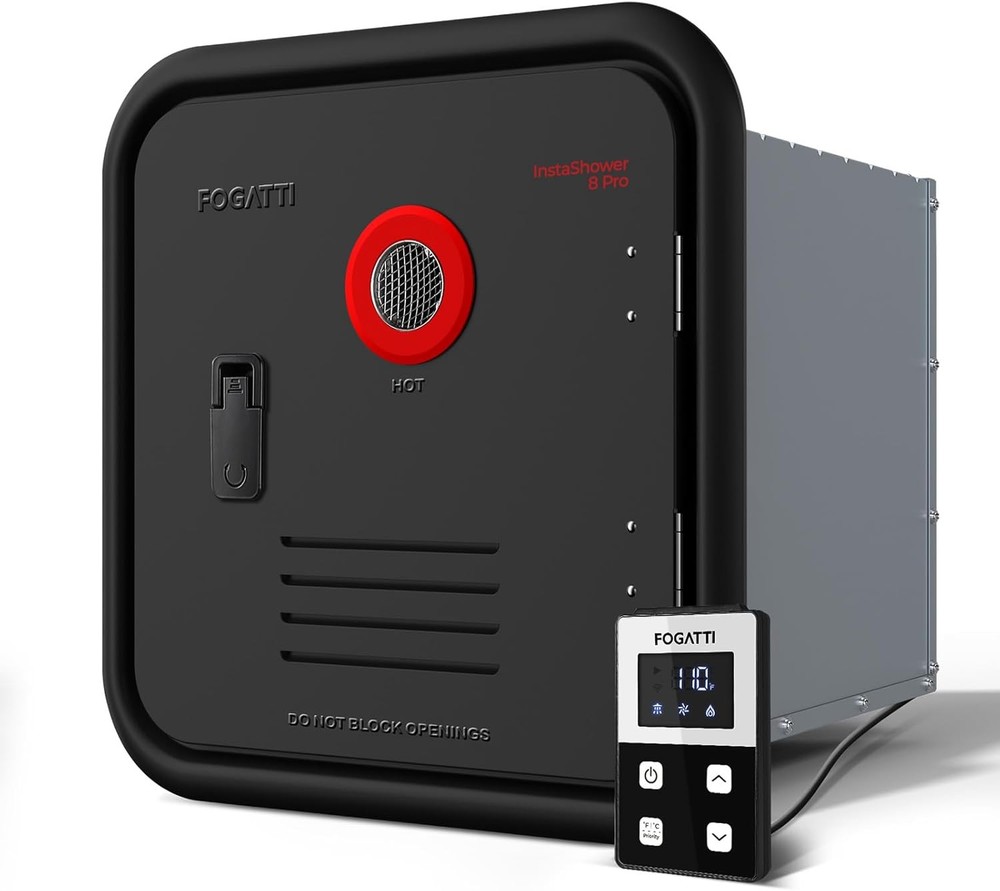 FOGATTI 60,000BTU RV Tankless Water Heater On-Demand Camper RV Hot Water Heater