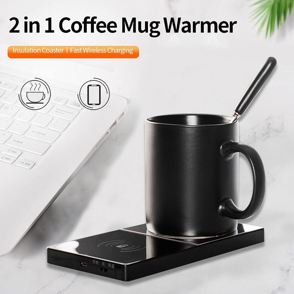 2 In 1 Coffee Cup Warmer And Phone Charge