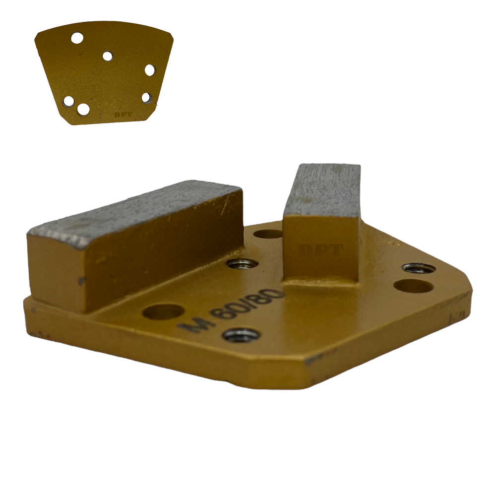 18 Pack Bolt on Diamond Grinder Tooling For Concrete Floor Grinders Medium Bond