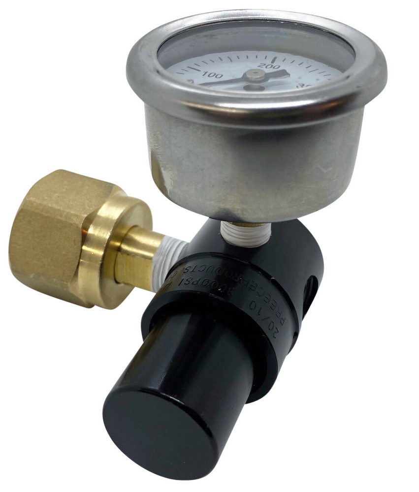 Co2 Air Shifter Compact Mini Aluminum Fixed Regulator 200 PSI
