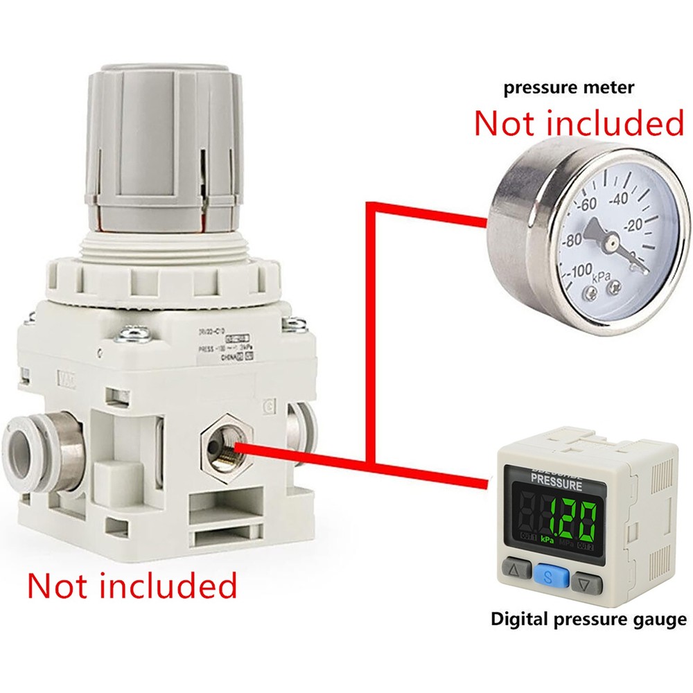 Easy to use Digital Pressure Switch Pneumatic Vacuum Digital Controller Switch