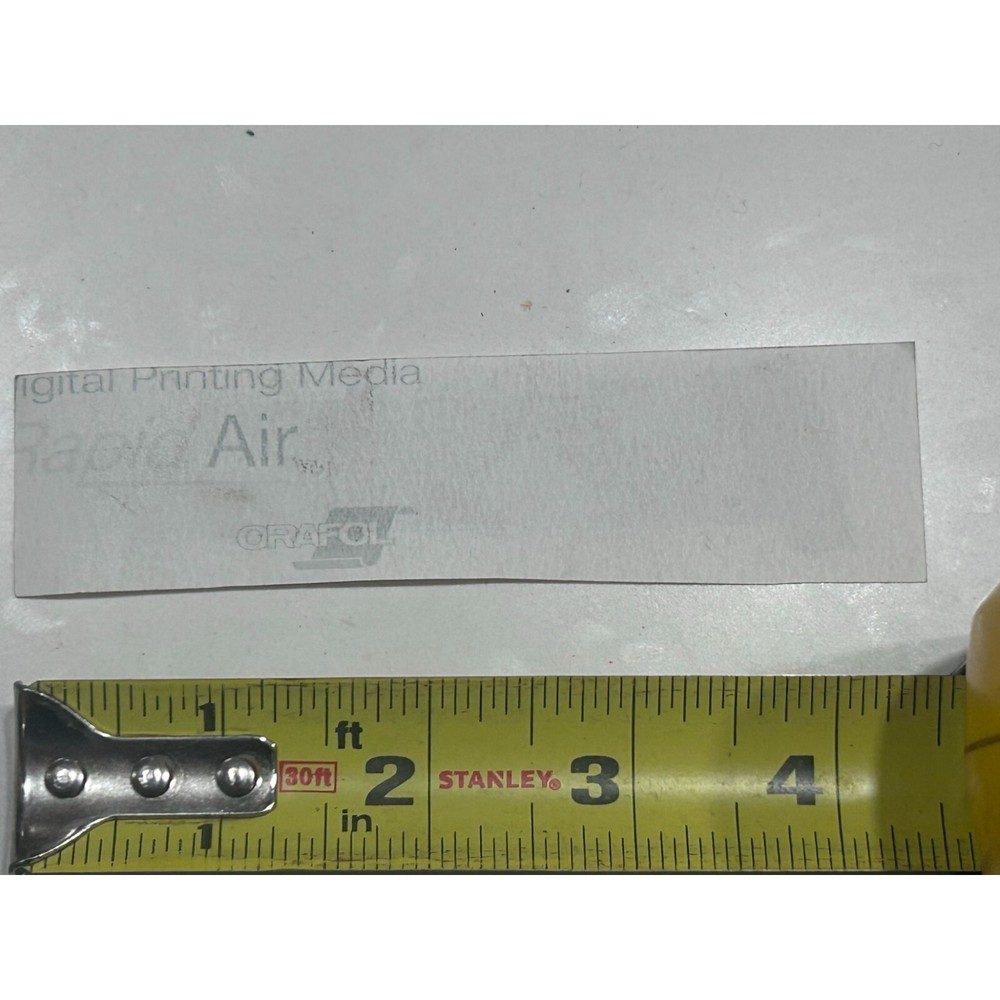 Doctor John's Performance White Rectangle Shape Sticker