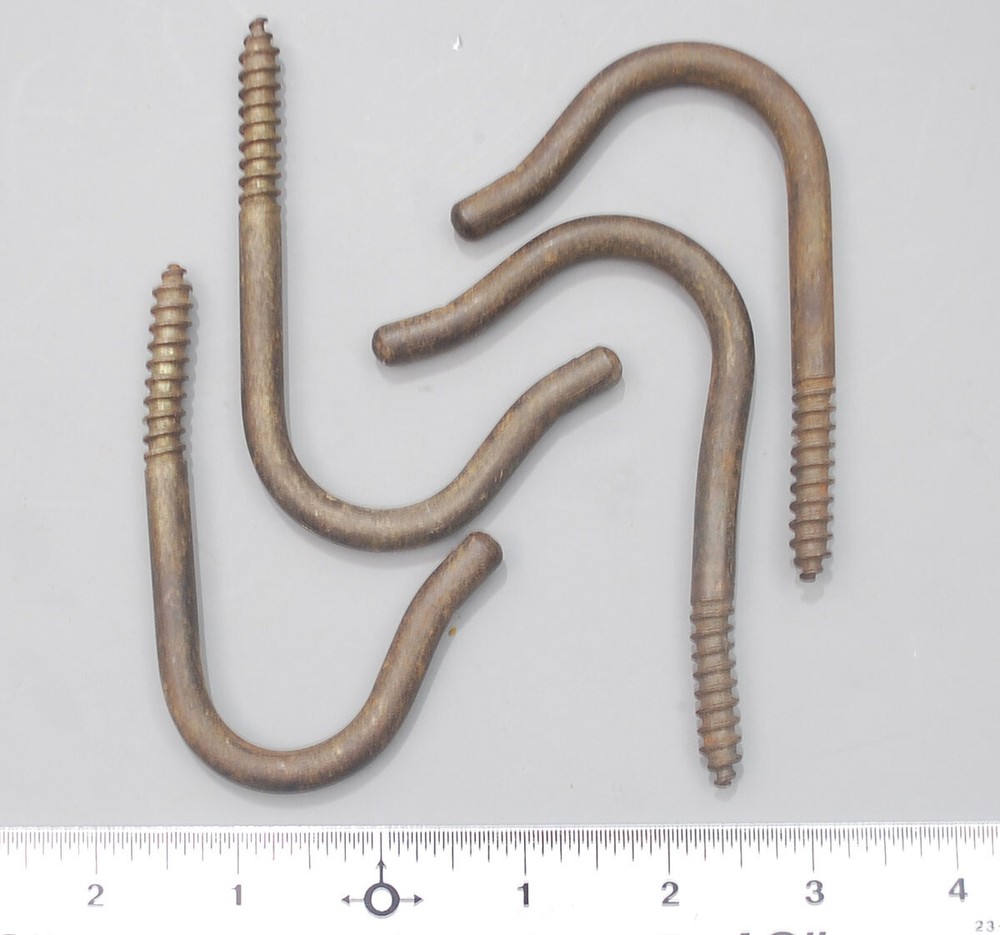 Four under-rail bridge hooks