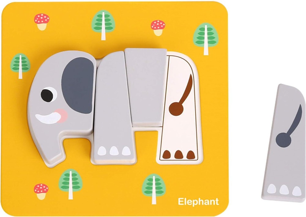 Learning Curve My First Animals Jigsaw Puzzle Set for Kids, Multicolor