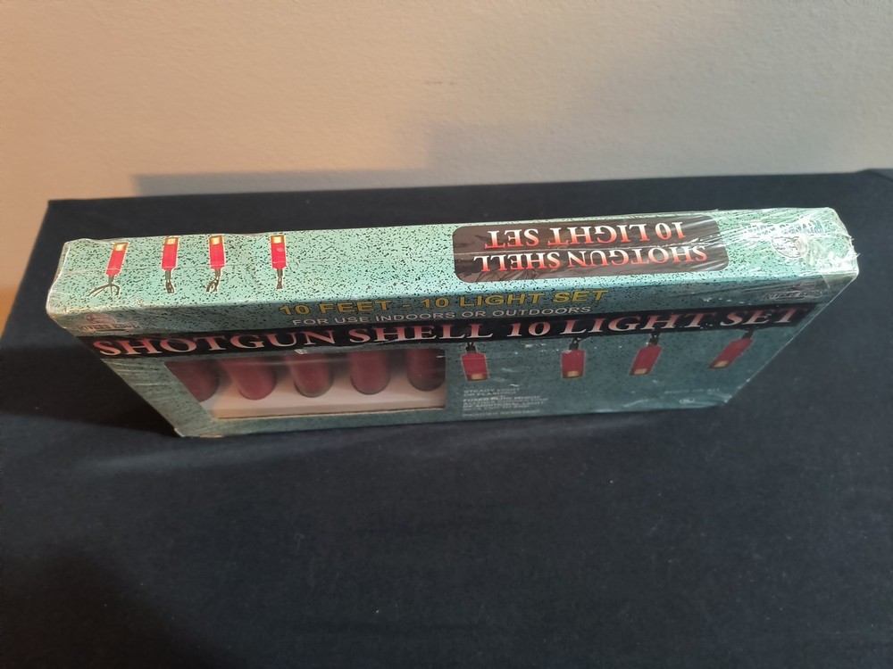SHOTGUN SHELL 10 Light Set Inside or Outside Steady or Flashing! Hunter NEW