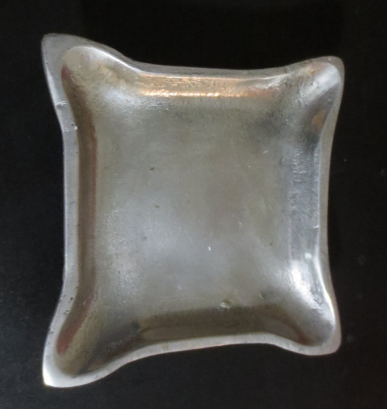 Silver Colored Candle Base India 4 1/2 inches