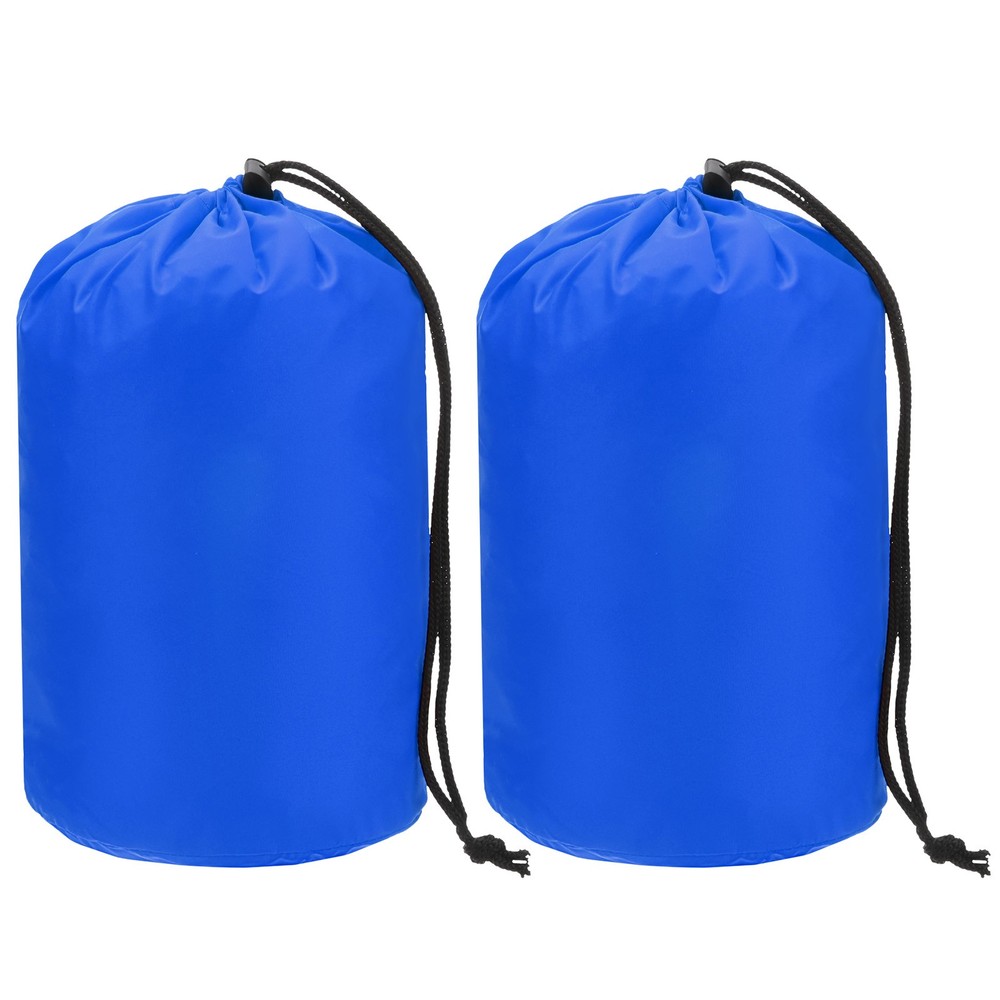 2-Pack Stuff Sack, Waterproof Outdoor Storage Sacks Backpacking [Sapphire Blue]