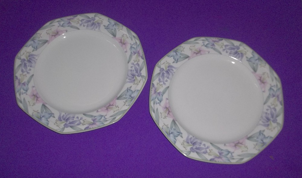 (2) Christopher Stuart Victoria 5 Pc. China Place Setting ~ Easter Mother's Day