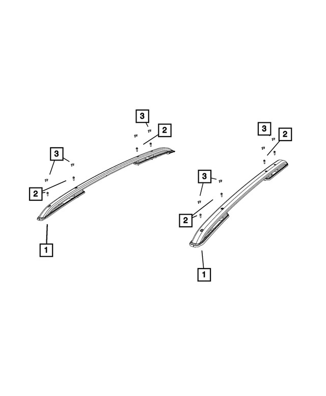 Genuine Mopar Rail Cap 7aj29u00aa