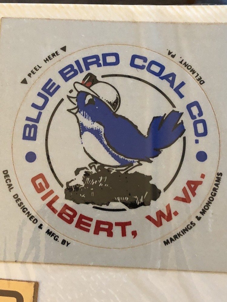 coal mining stickers nice older coal company