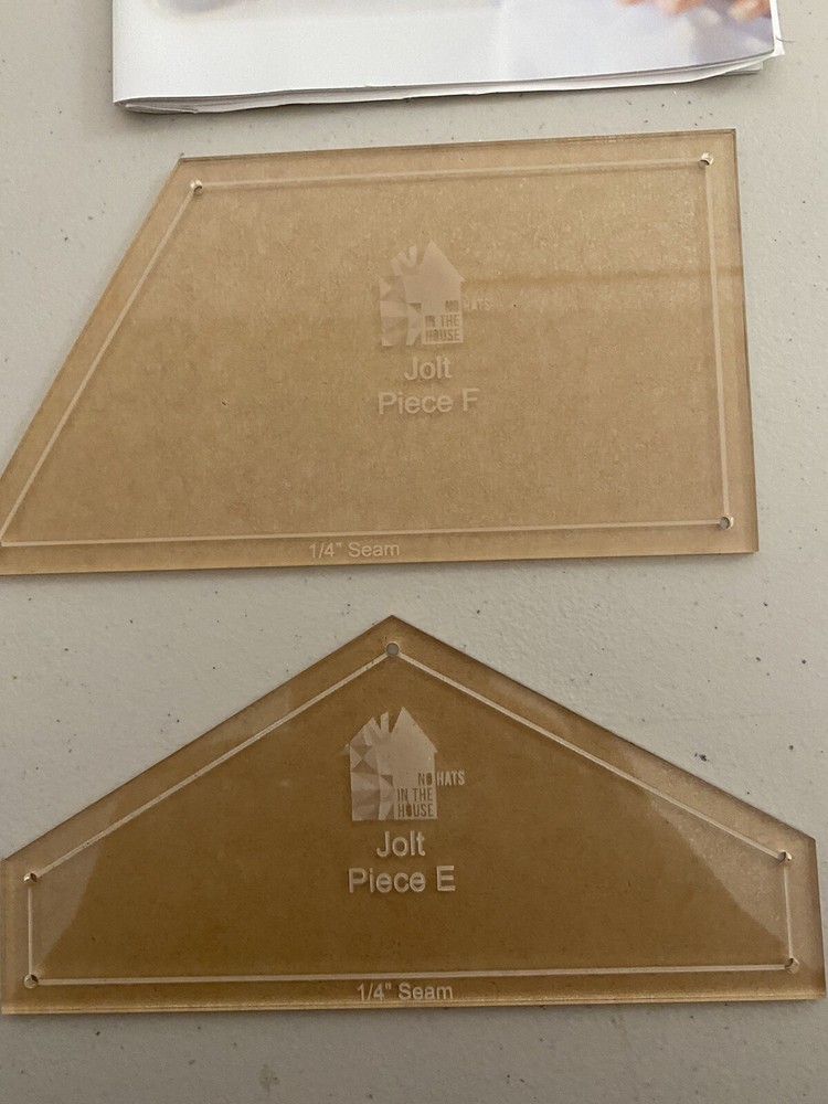 acrylic rotary ruler Jolt piece E F