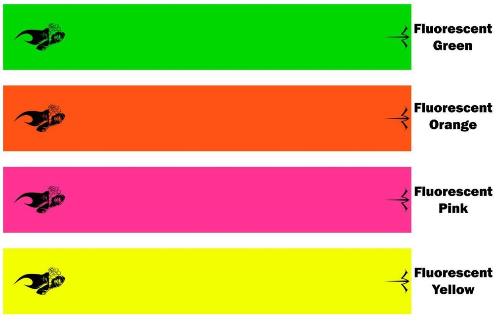 White Water Archery Fluorescent Neon Solid Grim Reaper Arrow Wraps 4 Colors