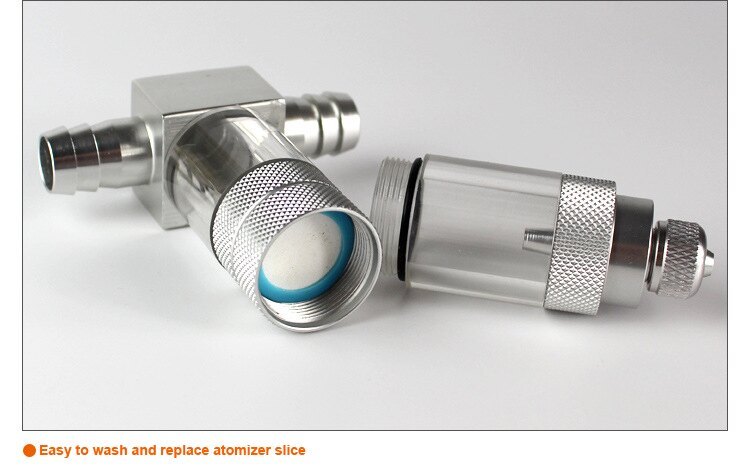 External Aquarium CO2 Atomizer Plants Tank Bubble Diffuser UP Design 12/16mm