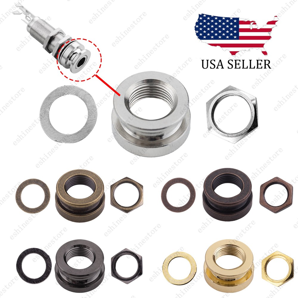 Guitar Endpin Jack Button -M9 Thread Pickup Cap for Guitar Strap Replacement