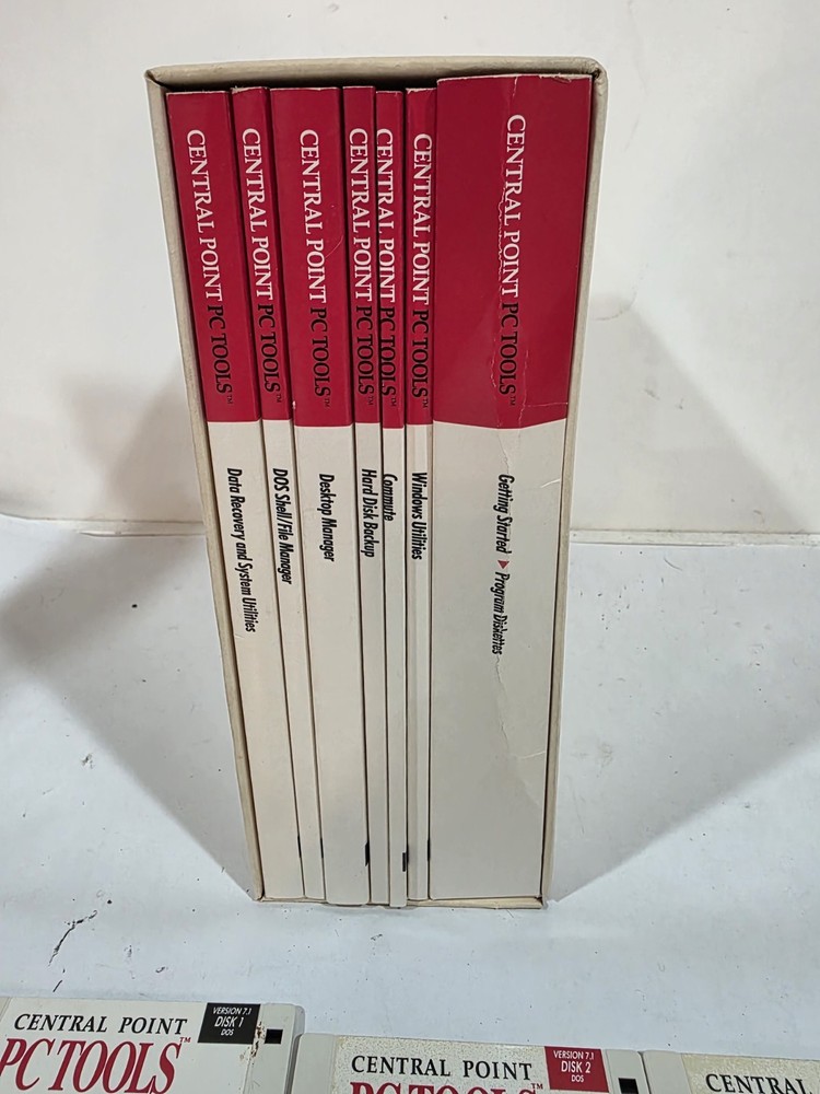 Vintage Central Point PC Tools Utility Software V7.1 Full Kit