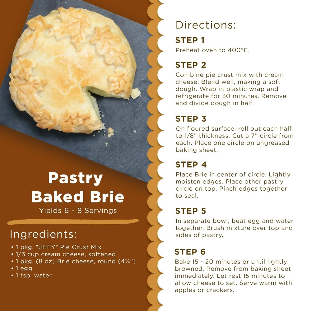 "JIFFY" Pie Crust Mix, 9 oz Box