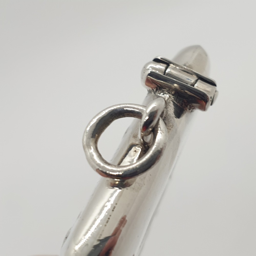 Sterling Silver Vesta Case Match Holder Golf Scene