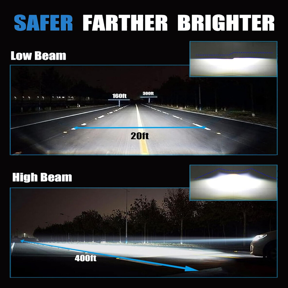 2pcs D1C D1S D1R 6000K White HID Xenon Headlight Light Bulbs OEM Replacement