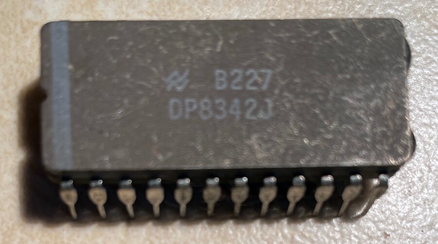 National DP8342J DP8342 High Speed 8 Bit Serial Transmitter/Encoder