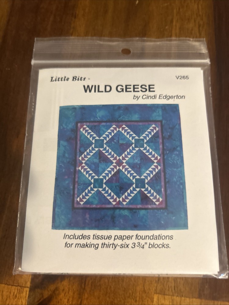 Wild Geese Quilt Pattern Little Bits V265