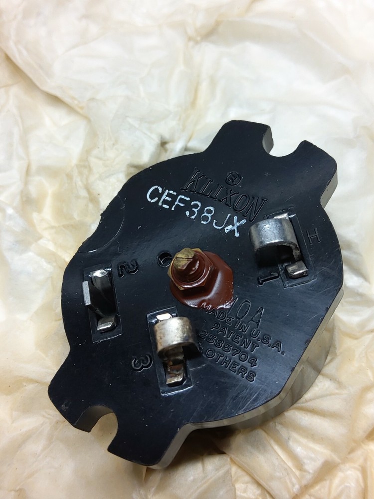 KLIXON MOTOR PROTECTOR CEF38JX (NIB)