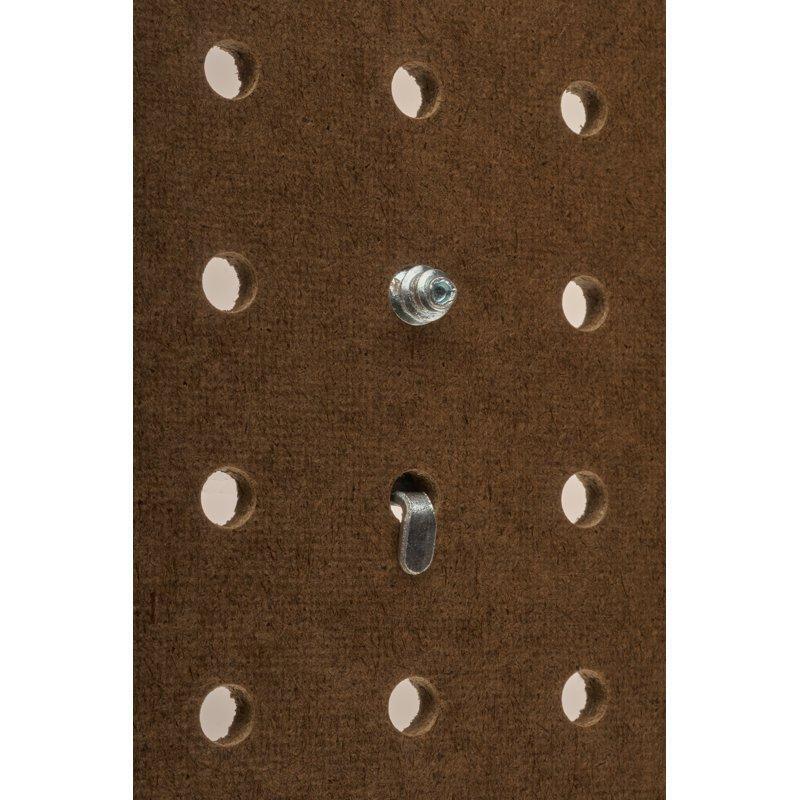 24x42in Pegboards High Density Fiberboard Storage Solution W/ Mounting Hardware