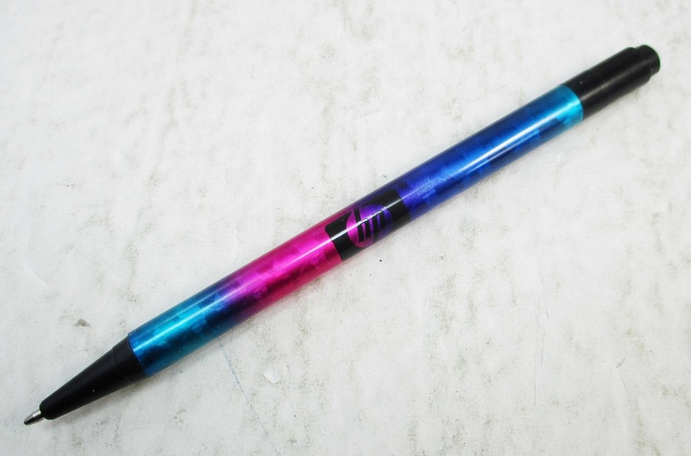 HP Hewlett Packard Logo Rainbow Colored Ballpoint Pen