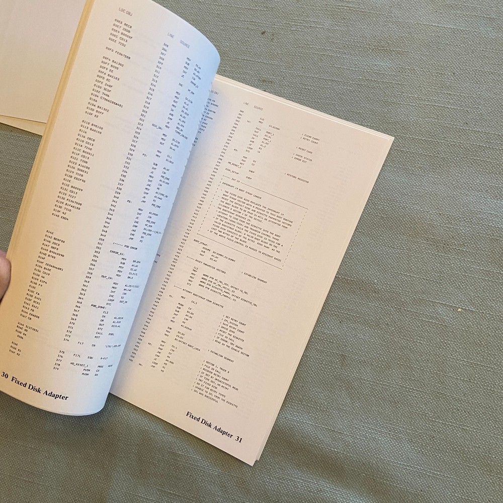 IBM PC Hardware Reference Library Technical Reference Options Adapters Vol 1 & 2