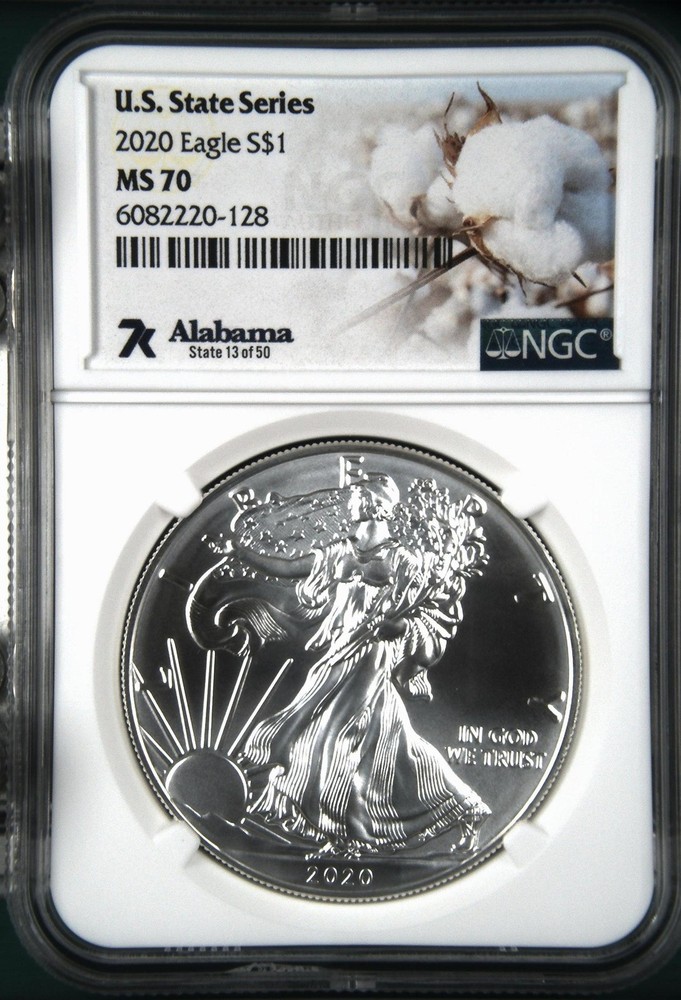 2020 Bullion Silver Eagles NGC MS-70