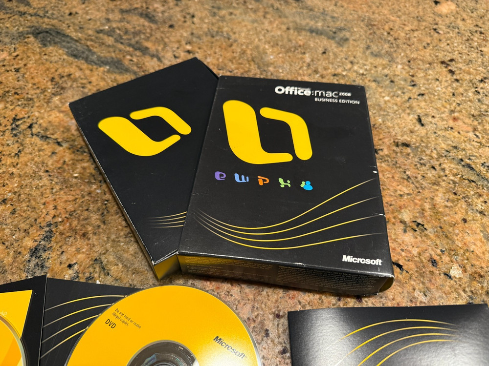 Microsoft Office MAC 2008 Business Edition Full Retail