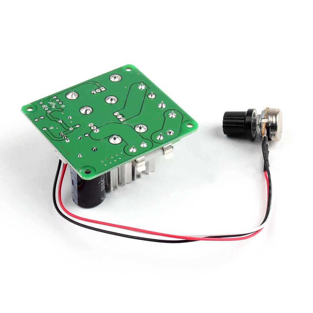 15A 6V-90V Pulse Width Modulator PWM Stepless DC Motor Speed Controller US