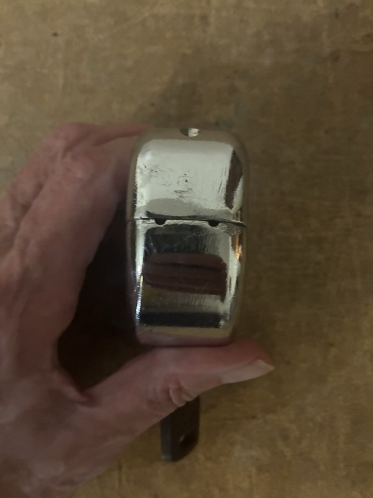CHROME MOTORCYCLE DISC BRAKE LOCK WITH ONE KEY