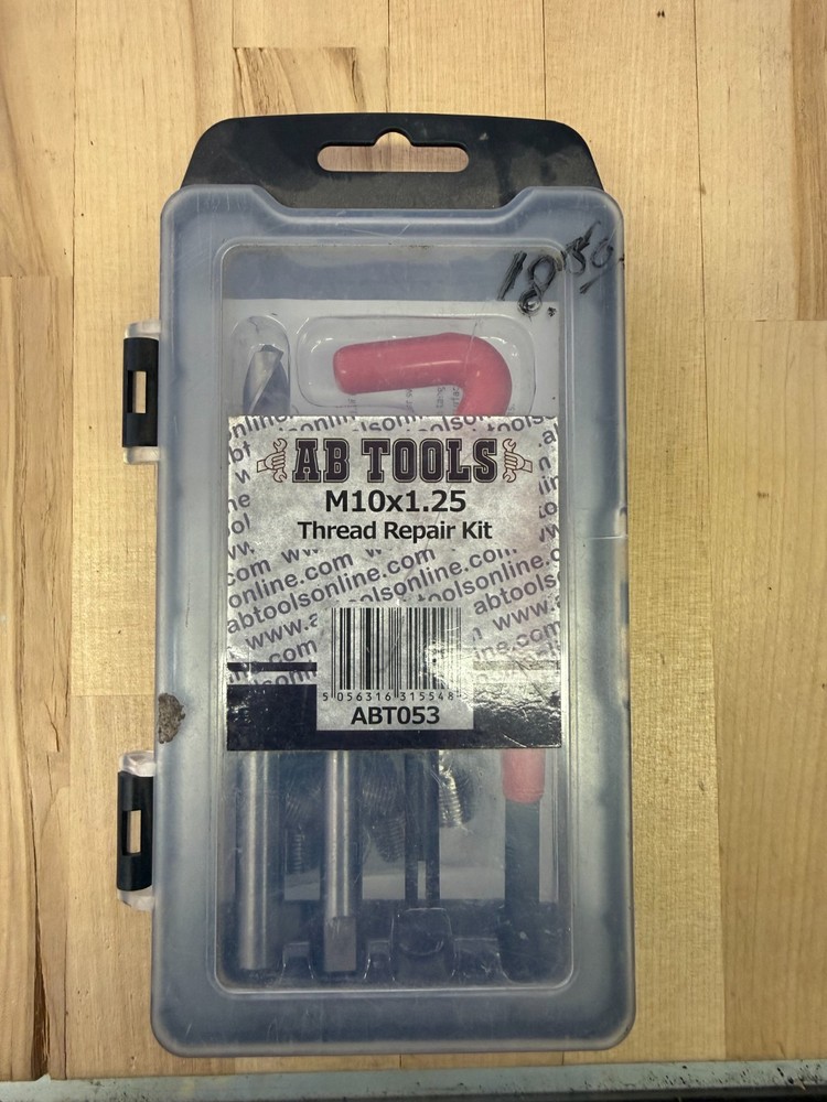 AB Tools M10x1.25 Thread Repair Kit Metric New